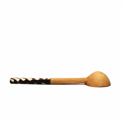 Coffee Spoon, Batik with Bone Handle, 7.5-8 inches