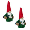 Handmade Felt Gnome Wine Bottle Toppers, Set of 2