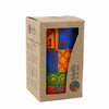 Unscented Hand-Painted Pillar Candle in Gift Box, 4-inch (Shahida Design)