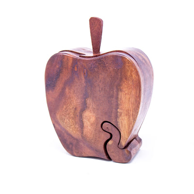 Handmade Apple Sheesham Wood Puzzle Box