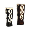 Batik Bone Salt & Pepper Shakers, Traditional Batik