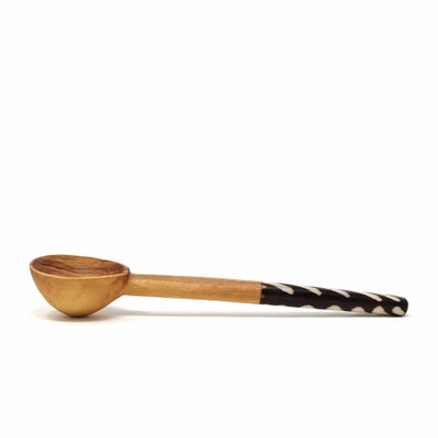 Coffee Spoon, Batik with Bone Handle, 7.5-8 inches