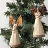 Set of Two 5.5in Standing Sisal Angels - Devotional